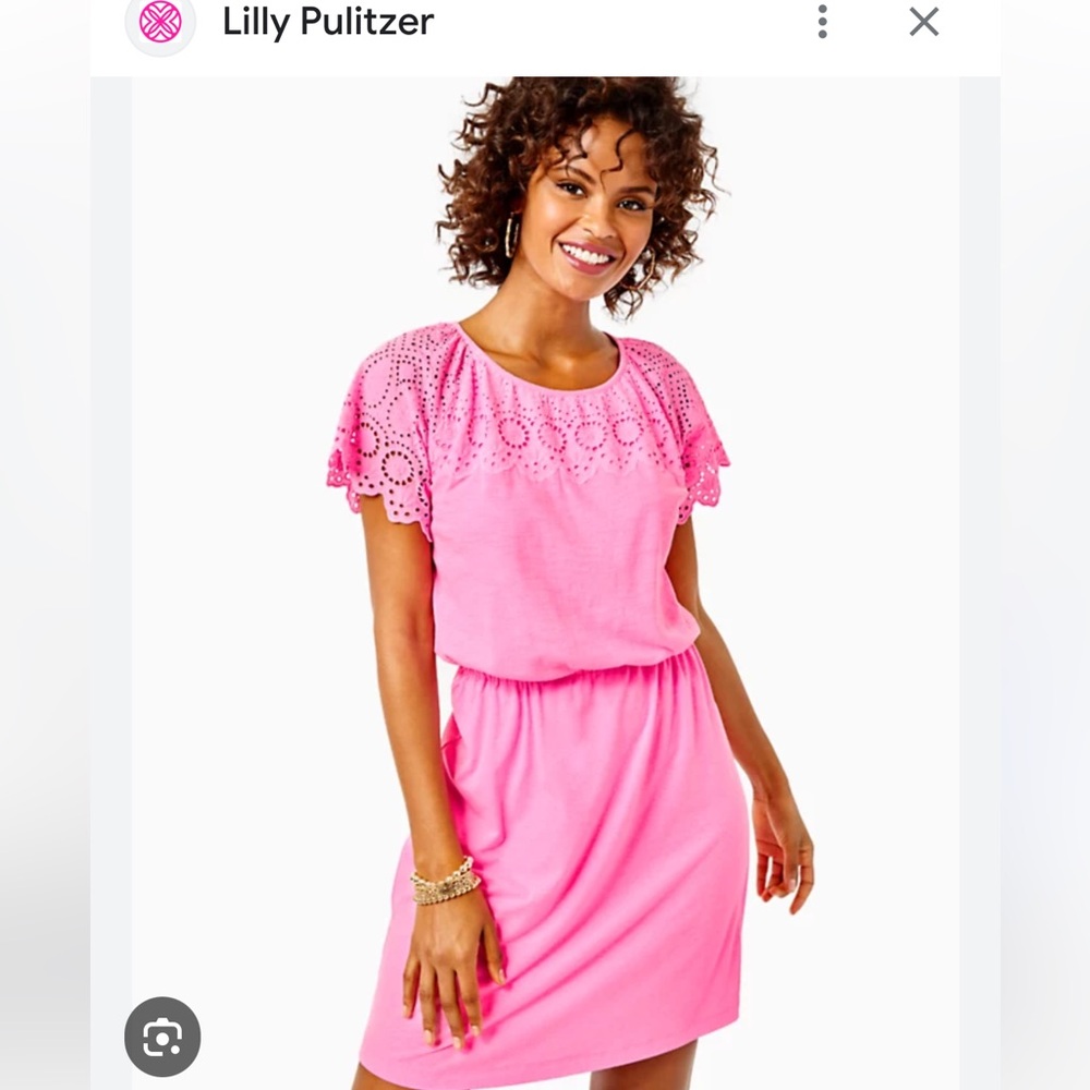 EUC XL Lilly Pulitzer Taylinn dress in Prosecco Pink